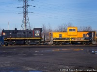 TRRY S-13 108 and caboose at Merritton.