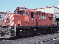 CP RS-18U 1810 takes a break at Agincourt Yard on August 25th, 1984. The unit was built as the 8731.