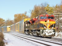 I’ve always like photos where the seasons collide. Unfortunately not much colour left at this spot west of Erindale, but the fresh layer of snow certainly made the shot before most of it started to melt. Plenty more to come I’m sure. 