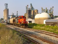 <h2><strong>History Awaits, Created By You!</strong></h2>
<p>
CN L514 departs the small town of Blenheim Ontario, with CN 4116 taking the lead. This is only just a small snapshot of what used to be here compared to this spot back in the pre 1990s. Crazy enough that this line used to be busy enough with C&O Traffic to justify CTC, in which evidence of signal masts still scattered around the old Blenheim junction just a mile behind me. Purely fascinating, if only I had a time machine.... But you take what you have, and over the years I have learned to not take everything for granted, even if most people cant see it yet. This is one of the very few railway lines that I actually feel could get abandoned in my lifetime.
</p>
<p>
So, this summer, I took the time in, with many attempts over the years, to see 514 leading northbound with cars in some nice afternoon sunlight. Not that hard right? :) Well, this particular job is very unpredictable, in which the crew can be called at any time, usually depending on when 439 arrives into Windsor, but can still vary throughout the day. But fine, lets say they get ordered in the afternoon, then add on the uncertainty of them bringing cars OUT of Blenheim, or even running down here at all. Not to even mention the amount of times I have had a cloud wall come out of nowhere right as they were departing the town or the sun setting too soon. Anyways, enough complaining, as that's not what I am here to do. The main point of the speech is to always document document document! As you never know this could be the last time you experience it!
</p>