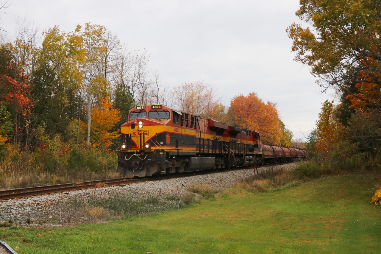 A trip to Ontario for "Real Rails 2025" gave the opportunity to visit "old haunts" and capture recent changes...such as KCS 4803 and 4610 leading CPKC 236 across Milborough Line, south of Guelph Jct. Has it really been two and a half years since the CP-KCS merger?