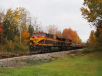 A trip to Ontario for "Real Rails 2025" gave the opportunity to visit "old haunts" and capture recent changes...such as KCS 4803 and 4610 leading CPKC 236 across Milborough Line, south of Guelph Jct. Has it really been two and a half years since the CP-KCS merger?