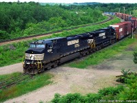 NS 328-20 with NS C40-9W 9288 and NS C40-9 8857 