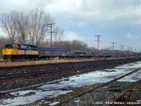 Westbound VIA F40PH-2 6432 through Brighton, ON, on the CN Kingston Sub