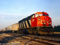 CN SD60F 5509 leads Q145 through Ingersoll.
