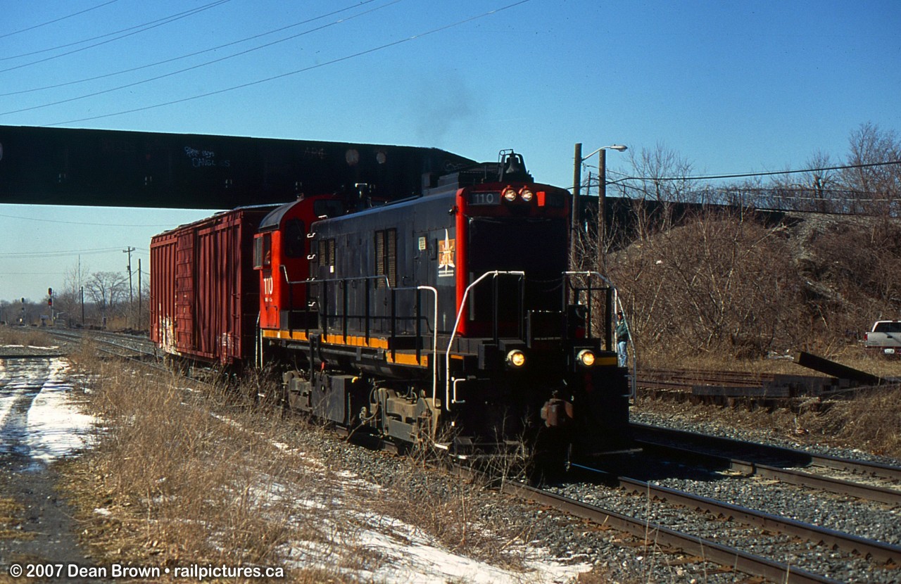 TRRY S-13u 110 on the south track of the CN Grimsby Sub.