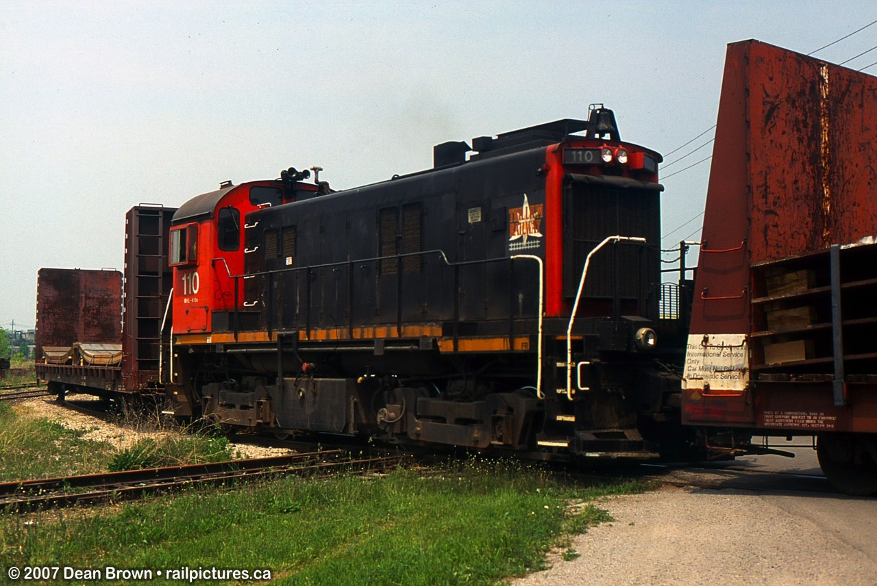 TRRY S-13u 110 on the Lakeshore Spur at Yale Crescent.
