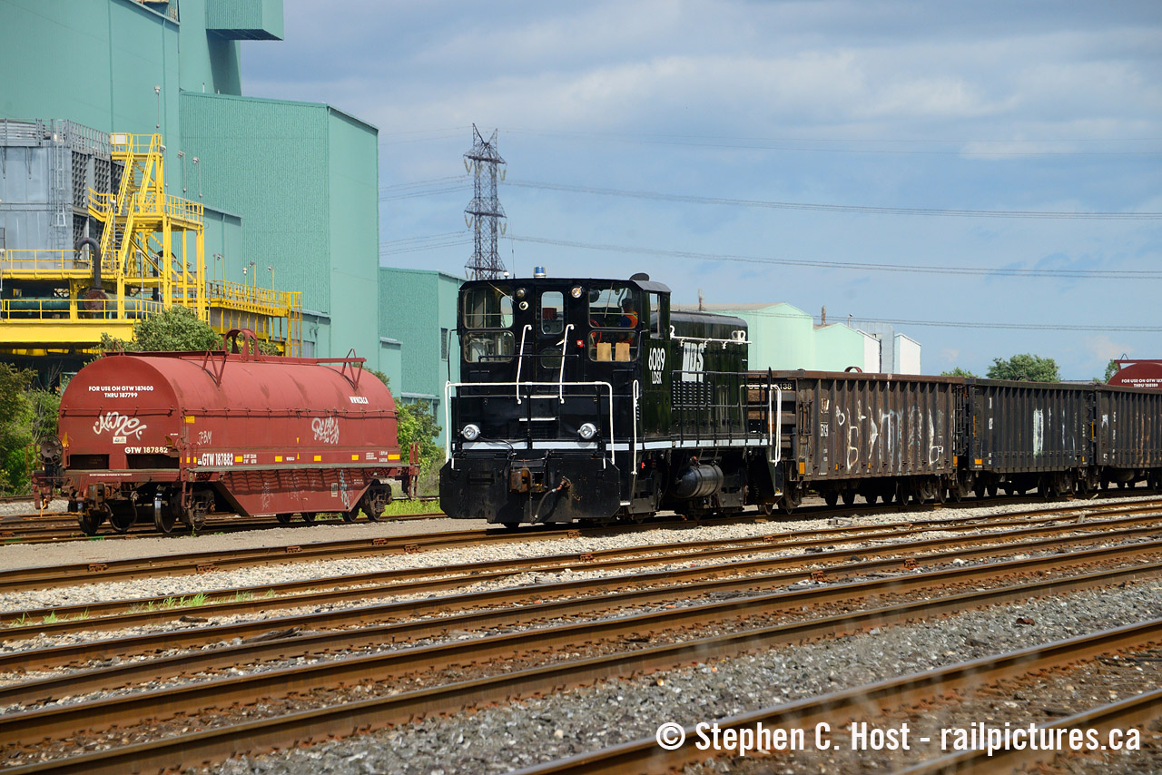 Enemy territory, or well, what used to be. Back in the hot sweaty days of Summer 2025 this locomotive was sent to Parkdale Yard for a couple months to pinch hit for