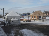 <b> Out with the old .... and in with the new </b> <br>
Things are getting bigger in Biggar. <br>
The old VIA station has been cleared of the trees and brush that had consumed it over recent years to expose its deteriorated shell, while at the right of the frame construction of a new classic style station building is underway. <br>
I'll be traveling through Biggar again on VIA 1 the first week of March 2026 and will update the view at that time.