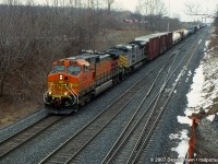 CN 393 with BNSF C44-9W 5140 and KCS SD70ACe 4020.