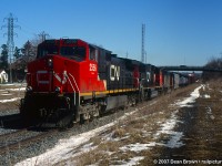 CN 331 with CN C44-9WL 2556, CN SD57I 5756, and CN SD60F 5538.