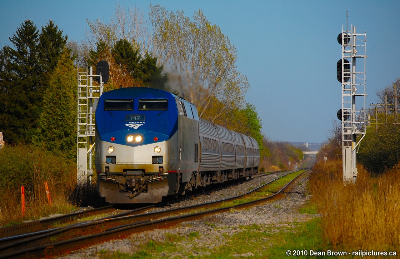 AMTK P42DC 147 leads 98 through Jordan.