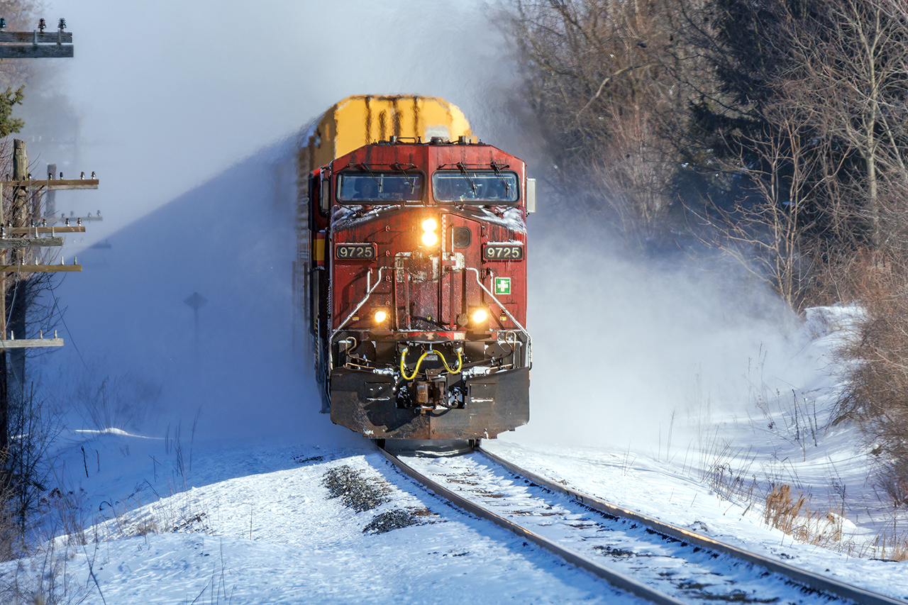 I'll let the snow define the speed.