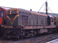 THE LEGACY OF JAMES A. BROWN LIVES ON - Having spent the last full day of his Newfoundland adventure chasing the Carbonear Mixed from its namesake town to St. John's with his friend John Freyseng, the late James A. Brown captures lead engine G8 801 on the head end of CN Train 232 at the St. John's station on June 22, 1967. The 801 was one of six such 875 horsepower units built with narrow gauge A-1-A trucks specifically for operating on the light rail of the Argentia, Carbonear and Bonavista branches. Delivered in August of 1956, some of this series continued to wear their original olive green and gold paint up until 1979, among the last in the entire country. Images such as this and many others by North America's top railway photographers can be seen in my upcoming all colour BRANCHLINES OF NEWFOUNDLAND, to be released in a special hardcover only edition by Seaweed Publishing of St. Brides, NL this spring. 