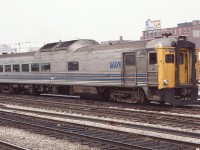 Never a big fan of RDC's but staying with the motto, "If it's there shoot it," here is a view of Via RDC 6205 near Toronto Union Station in August of 1985. 40 plus years later, that's a long time ago folks. The Globe and Mail building, resplendent with various flags on top, is seen above the rear of the RDC. What's more outdated, RDC's or newspapers??