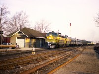 In order to capture this image I had to skedaddle out of the house early in order to be trackside in Richmond Hill at 0700 so I wouldn't miss this train.  Sometimes it was CN power, sometimes ONR. I was lucky this day. Not only was the weather decent, so of course was the train with its eclectic variety of coaches behind ONT 1509 and 1520.  The way Toronto traffic is these days, I'd not attempt anything around the GTA any more. :o) Not even on a Sunday, which was the case here.