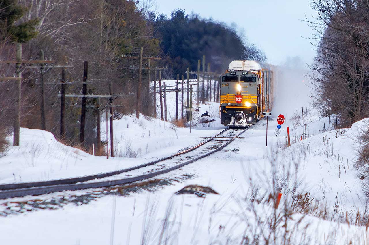 I'm an Olympic junkie. So it takes a lot to drag me away from the TV. The Galt Sub is a roller coaster, which must make train handling a nightmare at times. I'm trying to show its "magic" here.