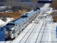 The highest priority passenger train, #1 is pictured at Snider entering the York sub enroute to Vancouver. At right is a clear signal for CN's highest priority freight train, CN 101, who will follow #1 all the way to Vancouver.