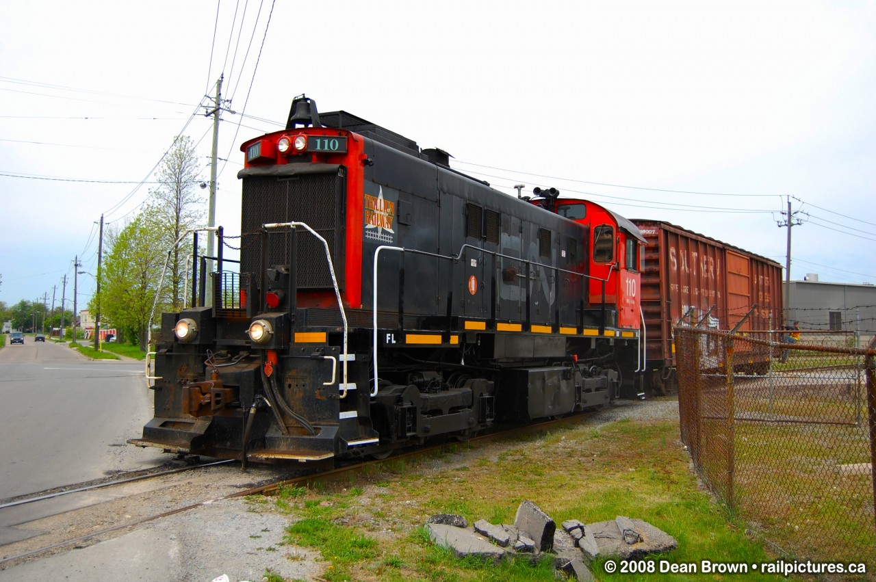 TRRY S-13u 110 working in the north end of St. Catharines