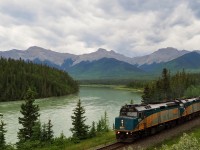 Just passing through the Jasper suburb of Brule, VIA 2 escaped Swantanamo… I mean Swan Landing rather late. Some say this is CN’s Morant’s Curve. You can see why. I do hope that one day The Canadian goes back to the real Morant’s Curve and we can watch the Super Continental back in it’s rightful place.  