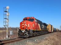 X422 about to take the signal at Robbins East.