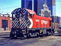 An unknown photographer photographed CP 6542 in Toronto in May 1971.