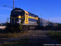 PCHR Alco C-425 6101 leads the Excursion train on Canal Days from Port Colborne to Thorold and return in the evenings.