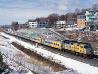 VIA 6402 brings up the rear of VIA 65, with its new standard of LRC/HEP/LRC cars.