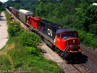 449 with CN SD70I 5612. This was when LEDCOR was installing fibre optics along the south track of the CN Grimsby Sub.