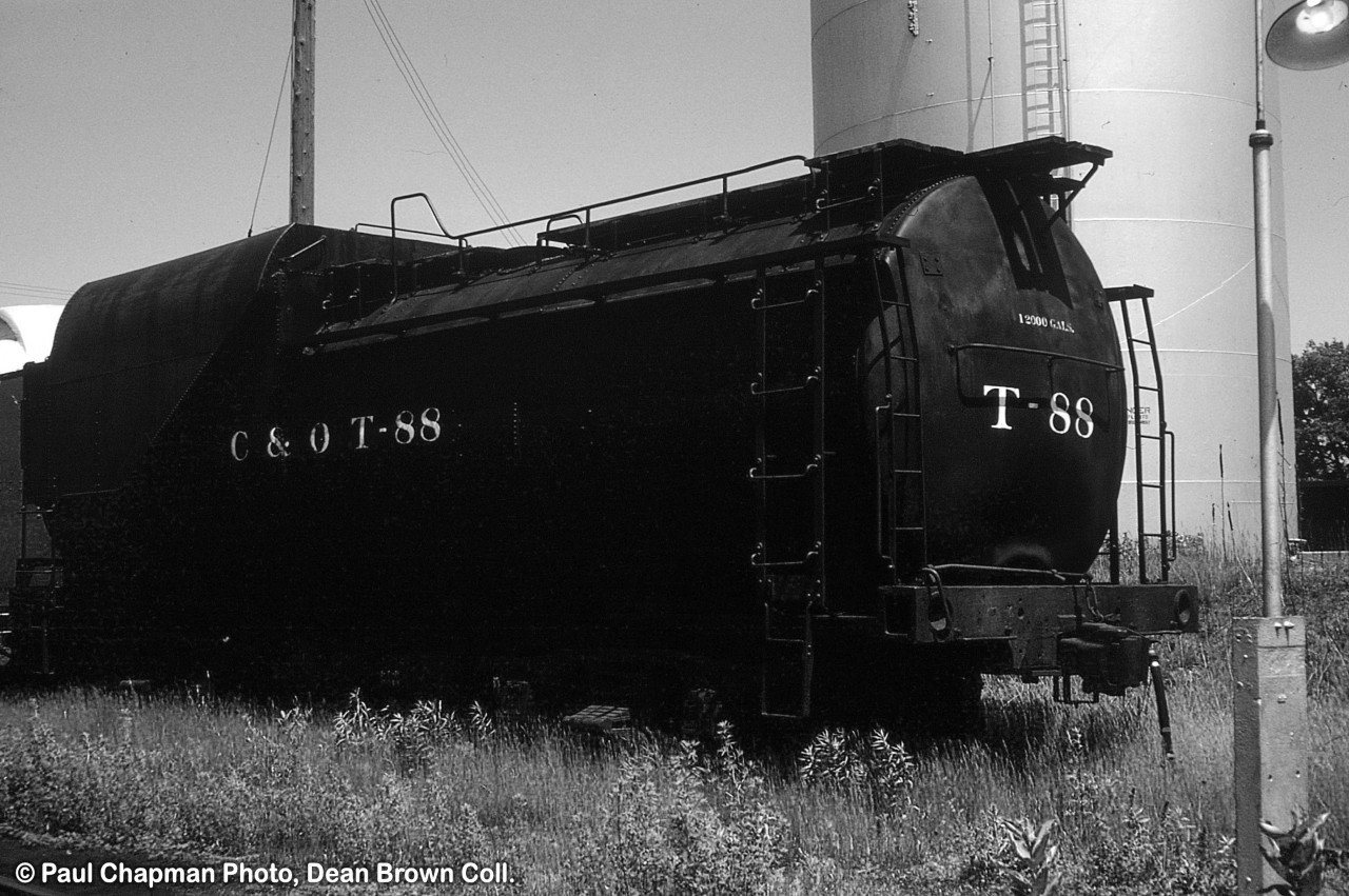 C&O Tender T-88 at St. Thomas