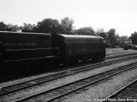 NW EMD F7A 3671 leads a westbound at St. Thomas, ON.
