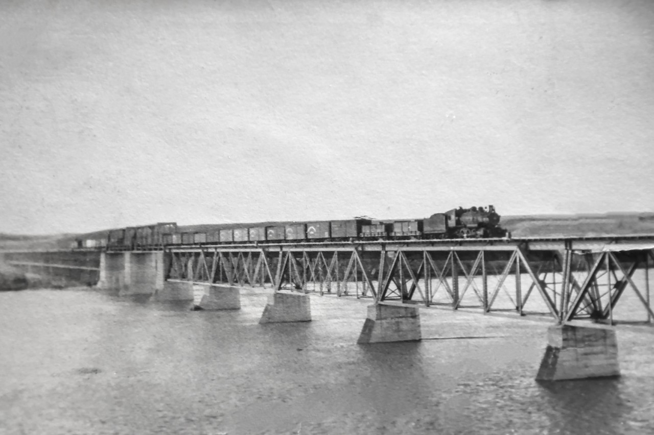 An old photograph that probably dates back to the early 1900s. This photo was on the back of a very old postcard, and is thought to be in Ontario somewhere. There was no additional information of the photo on the postcard.