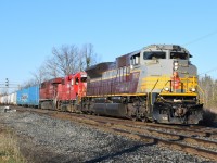 Up way too early for a Saturday morning, I decided to let the household sleep in and head out to see what CN was doing in the north end of Hamilton. Finding nothing happening at Stuart St., and hearing CP 8858 north heading up to Guelph Jct., I decided to go for a drive up to Campbellville to get a photo of CPKC 132. After they cleared the junction I noticed another eastbound was lined on the Galt Sub., so I waited a few minutes and was rewarded with CP 7015 east at 08:16, 14 minutes before the time I had planned to get out of bed. Not a bad way to start the day! 