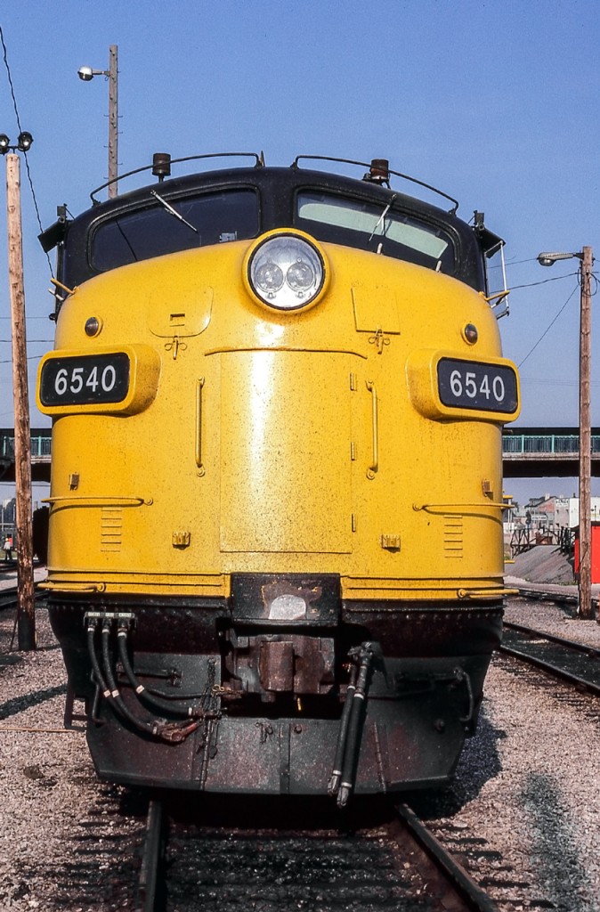 VIA 6540 is in Toronto on August 15, 1982.