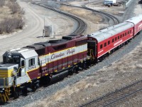  Heritage GP38-2 CP 3084 switches out the track evaluation train that had arrived back at Ogden Yard earlier behind a GP20-ECO unit. I decided to fire up the drone as there was an Eastbound approaching to block the shot.