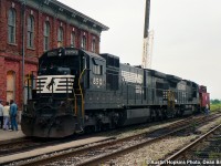 NS C36-7 8501 is on display at the museum. 