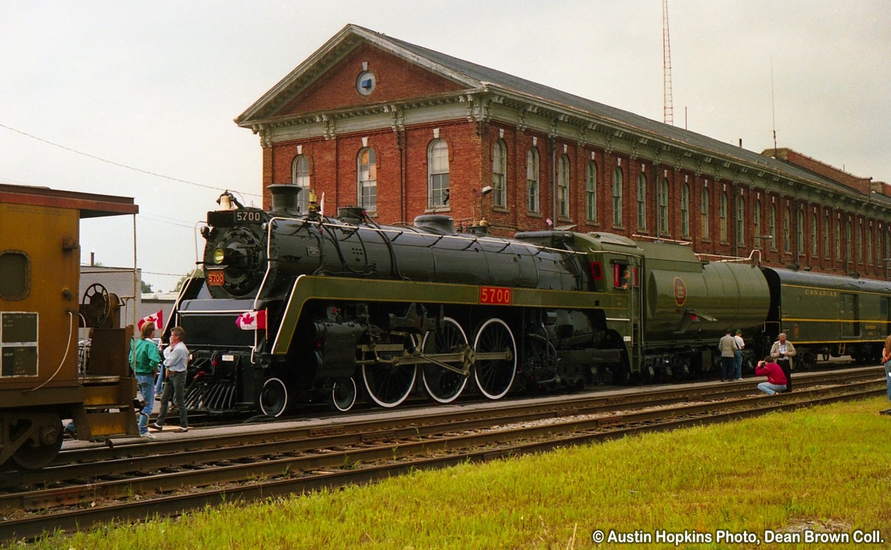 CNR Class K-5-A 4-6-4 5700 at St. Thomas, ON.
