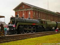 CNR Class K-5-A 4-6-4 5700 at St. Thomas, ON.