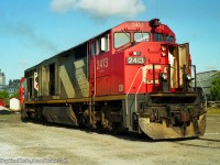 CN Dash 8-40CM 2413 on display at Niagara Falls.