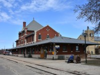 <b> Doesn't look a day over 114 </b> <br>
The majestic CN station in Dauphin, MB was built in 1912 by the Canadian Northern Railway and is still looking magnificent 114 years later on May 1, 2026. <br>
It was constructed to a design by architect John Schofield and was designated a Heritage Railway Station of Canada in 1990. <br>
Being a scheduled stop for both VIA 693/692 the north and southbound Winnipeg to Churchill trains, passengers have an opportunity to detrain for a leg stretch, some fresh air, and a chance to snap some pics of the station, other local architecture, or have a quick visit to the Dauphin Rail Museum inside the station. :-)