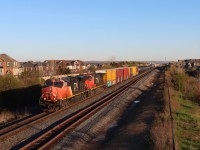E275 making track speed. New wood and steel laid for the extension of the South Track between Mile 36.8 (Derry) and Mile 38.5 (Ash) Halton Sub., track capacity improvements to support the future Milton Logistic Hub.

  