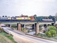 VIA 6901 is in Pickering, Ontario on October 12, 1986.