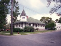 In 1879 the Credit Valley Railway came to Streetsville and the first train ran late in the year after this rather ornate station was constructed. The Canadian Pacific gained access to the CVRR in 1883 and by 1909 it was  completely absorbed by CP. The line was so busy a second track was added, resulting in the station being moved away from the track to the corner of Ontario & William St., where it remains to this day.
It is rather unusual that the second station, built by CP @1914 was demolished in 1982 while the original CVRR station from 1879 is still with us.