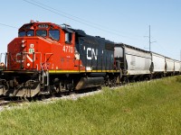 The local is always a fun one to shoot. With how flat the scenery is, I often wonder what passengers thought when once riding this section of line all the way to Erieau. 
<br>
<br>
Nonetheless, CN 514 is on it's way back to Chatham this late sunny afternoon, after servicing Blenheim slowly rolling through our vast farmlands here in Chatham-Kent.
<br>
<br>
This wasn't my only catch of the day though. I was also quite lucky to finally get my only photos of <a href="http://www.railpictures.ca/?attachment_id=59246">ex-Thompson's old tonner.</a> It was a great day for photography!