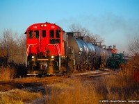 TRRY S-13u 110 going through WH Yard and on the approach to Pietz Rd. 