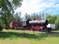 Cosmetic restoration of engine 1531 continues slowly at the Simcoe County Museum.