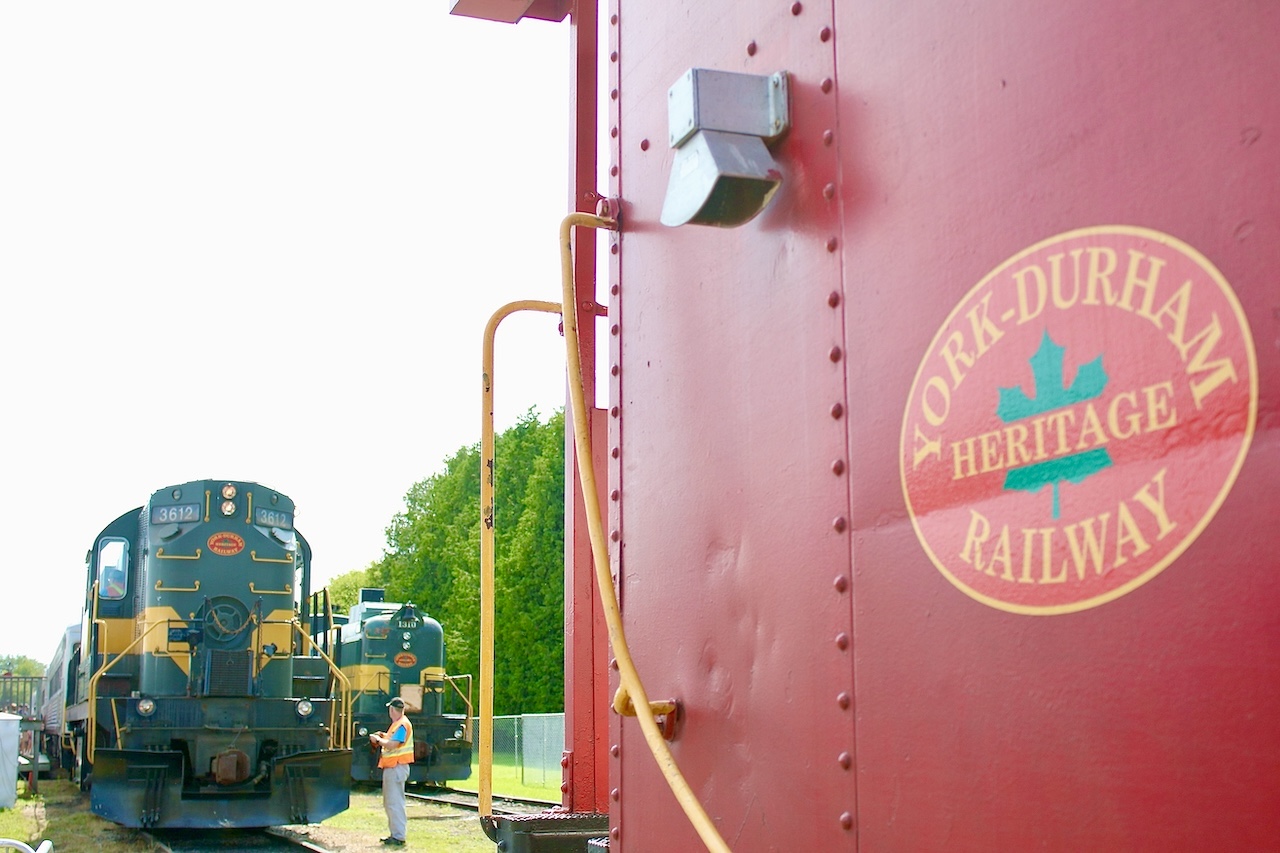 Happier times in Uxbridge. Back in 2015 I was able to take my boys to see Thomas the tank engine on the York Durham RR. The area that day was pretty congested with people but I managed to get a few photos. Here RS11 3612 is getting looked over before the next push out of town on the next trip. I miss photographing that railroad but am at least happy most of the equipment survived the end of the operations here and we’ll be enjoyed by others out in western Canada. Our loss is truly their gain.