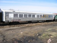 <b> On your mark, get set, GONE </b> <br>
ONT 608 (ex-GOT 1030, exx-GOT 9930, nee-GOT 4730) Hawker Siddeley RTC-85 single-level coach built in 1967 has carried its last passengers and sits forlornly on a deadline in ONR's North Bay, ON yard waiting its fate. <br>
Sold to ONR in 1985, it was retired in 1993-94 after wreck damage. <br>
So glad I had the opportunity to capture all this retired equipment 22 years ago. :-)