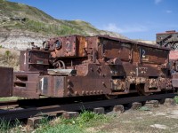 Atlas Coal Mine RR #2 locomotive. This mine had a pretty good stock of motive power! Most of these locomotives are battery powered using lead acid batteries, which actually worked pretty good, because of the weight. 