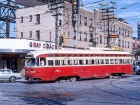 TTC 4407 is in Toronto on August 8, 1988.